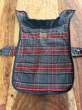 Pendleton Plaid Quilted Dog Coat medium